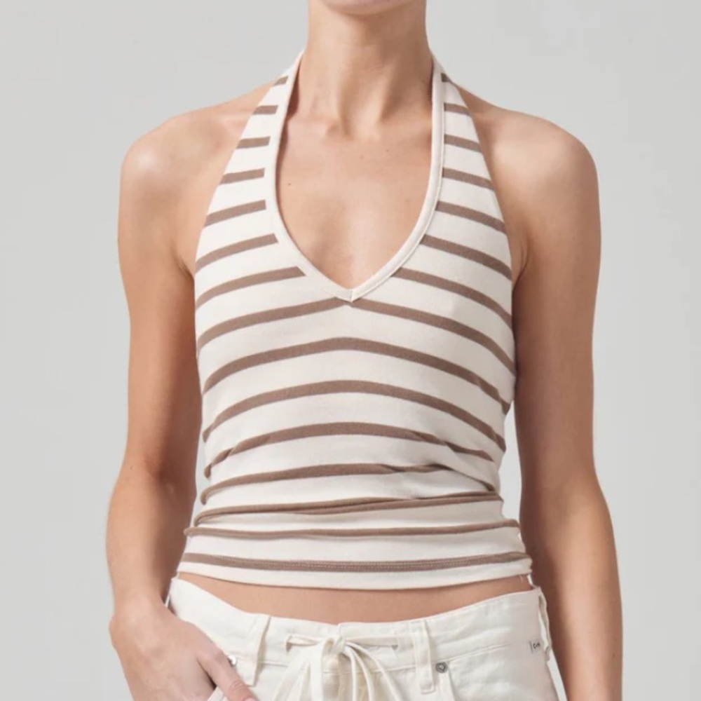 NWOT citizens of humanity Julien stripe halter size XS